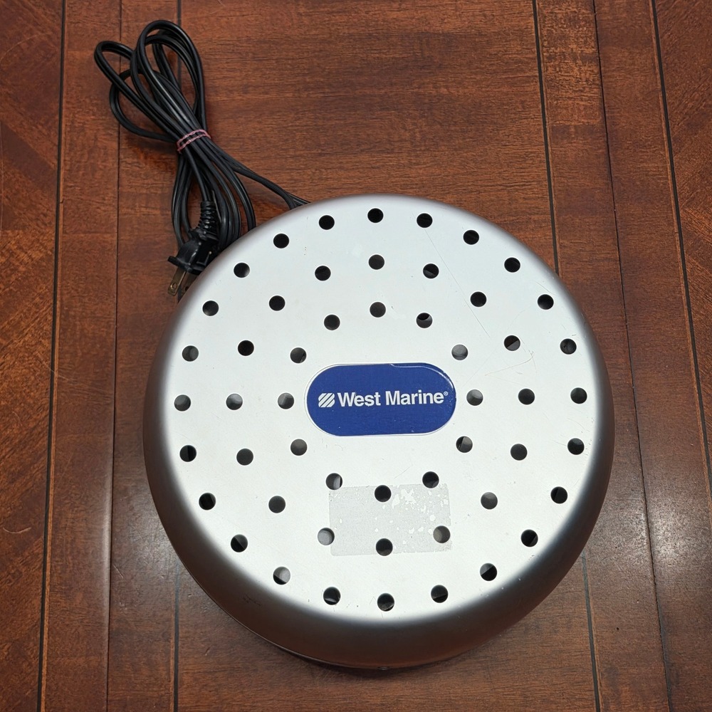 West Marine Air Dryer Silver 8in 7867518 Dehumidifier Boat RV Cabin Moisture